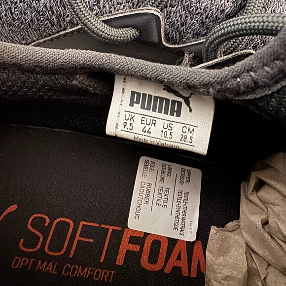 Puma NRGY Neko Knit Mens Running Shoes Gray SoftFoam Size 10.5 New With Box - Picture 5 of 7